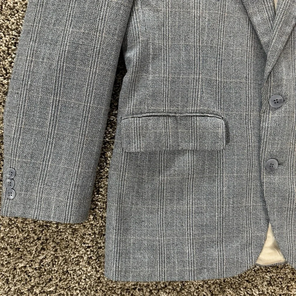 Vintage Haggar Gallery Gray Tweed‎ Blazer Sport Coat 40R Old Money Ivy USA Made